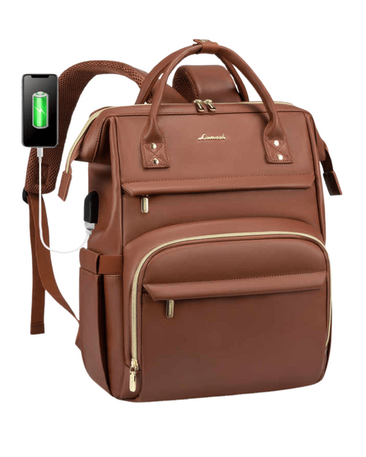 USB-Enabled Fashion Laptop Backpack