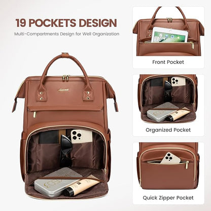 USB-Enabled Fashion Laptop Backpack